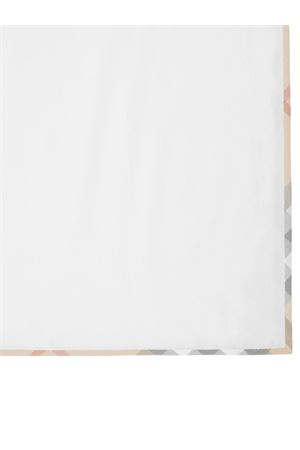 white cotton blanket BURBERRY KIDS | 8104530A1464